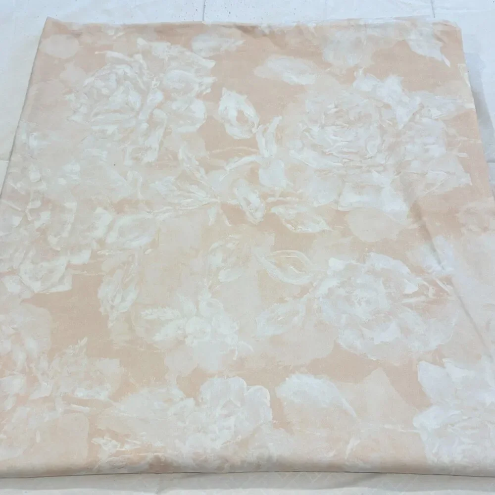 Pottery Barn Monique Lhuillier Garden Rose Queen Duvet Cover Cotton Blush Pink